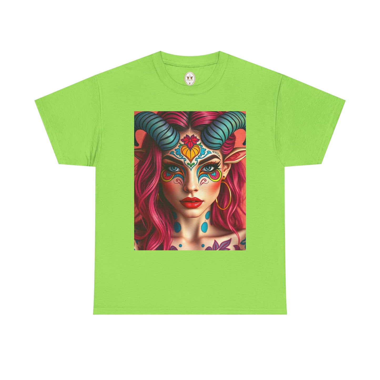 Unisex Heavy Cotton T-Shirt, Taurus, Zodiac, Sexy Art