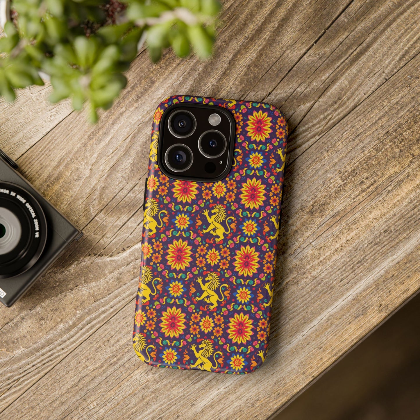 Tough Cases, Leo, Zodiac, Flower Pattern