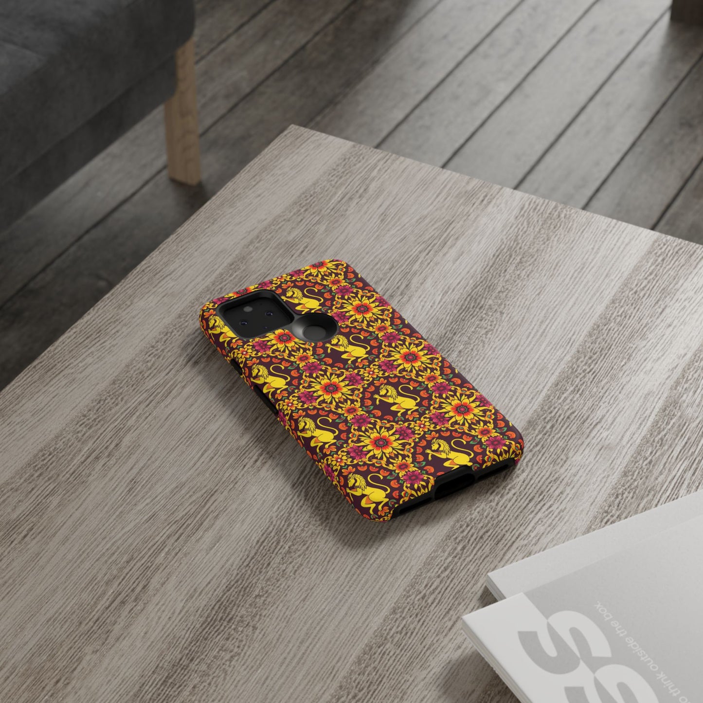 Tough Cases, Virgo, Zodiac v1, Flower Pattern