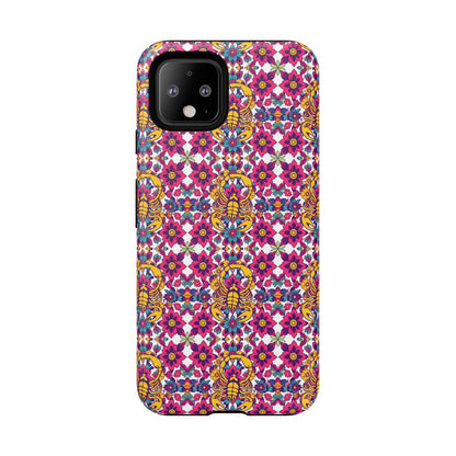 Tough Cases, Scorpio, Zodiac v2, Flower Pattern