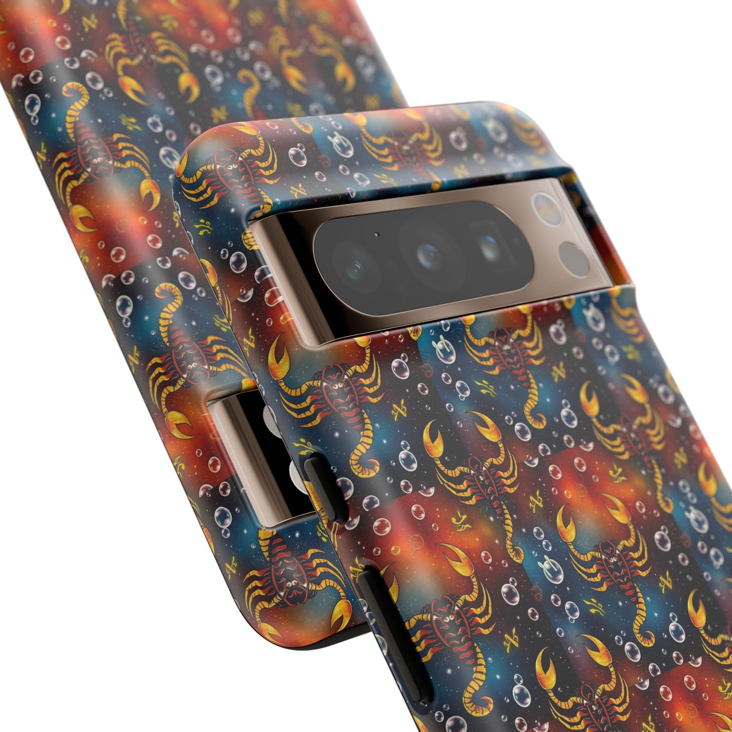 Tough Cases, Scorpio, Zodiac v2, Bubble Pattern