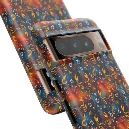 Tough Cases, Scorpio, Zodiac v2, Bubble Pattern