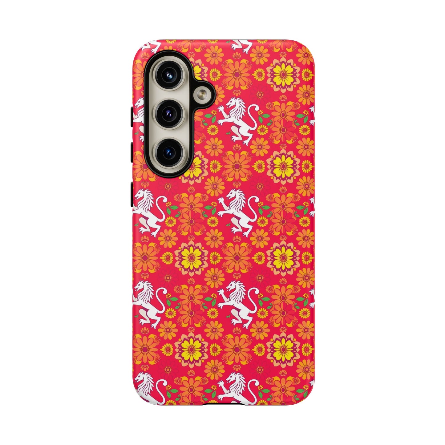 Tough Cases, Leo, Zodiac v4, Flower Pattern