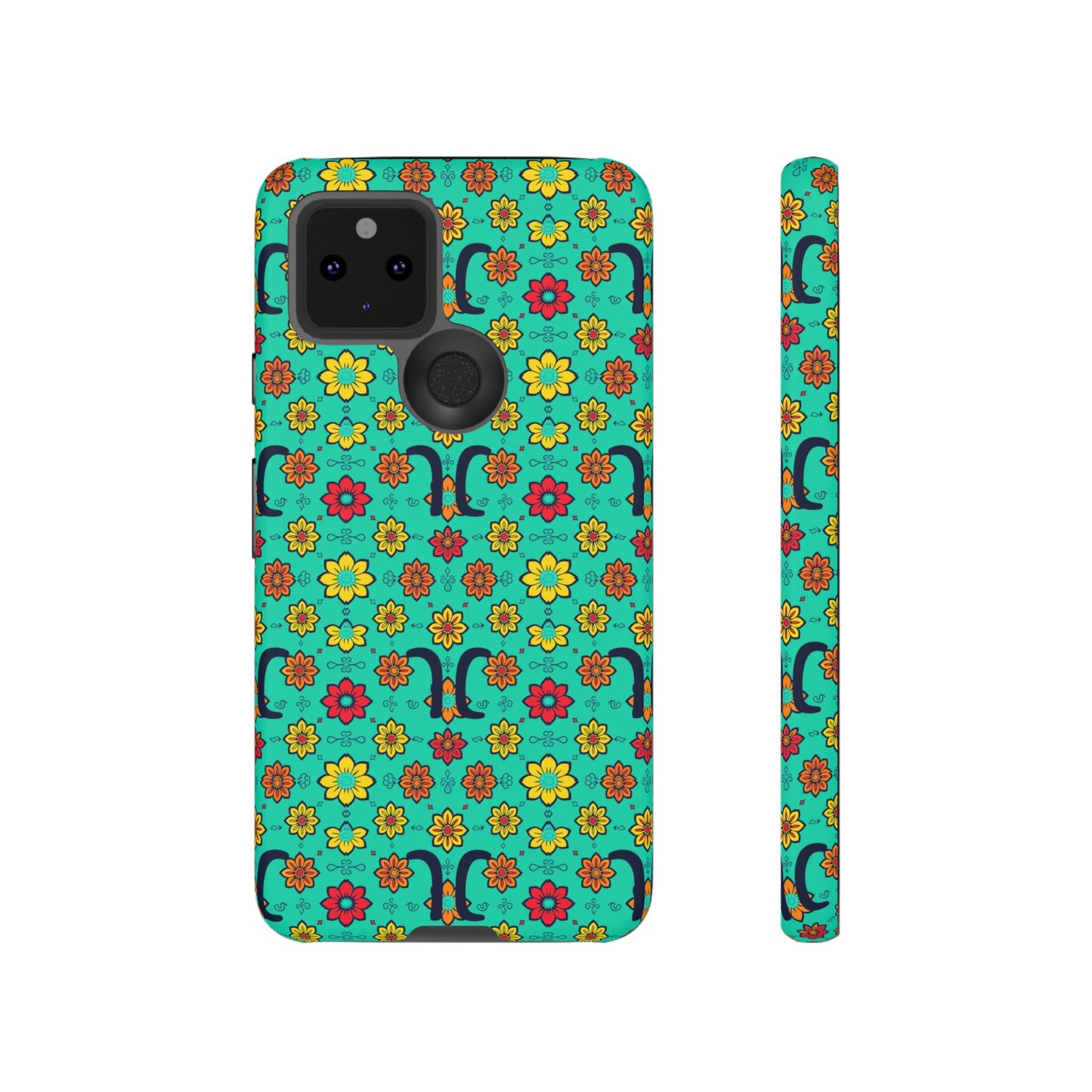 Tough Cases, Aquarius, Zodiac v2, Flower Pattern