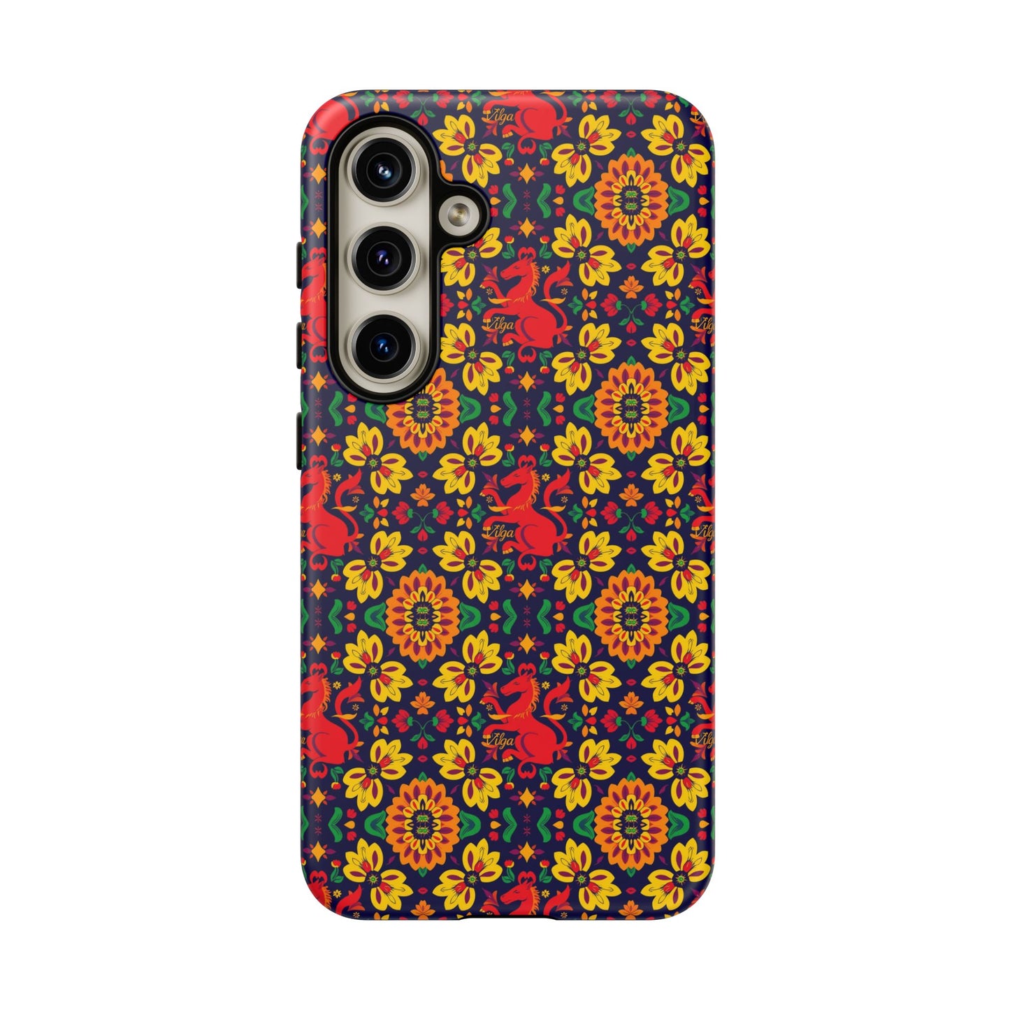 Tough Cases, Virgo, Zodiac v2, Flower Pattern