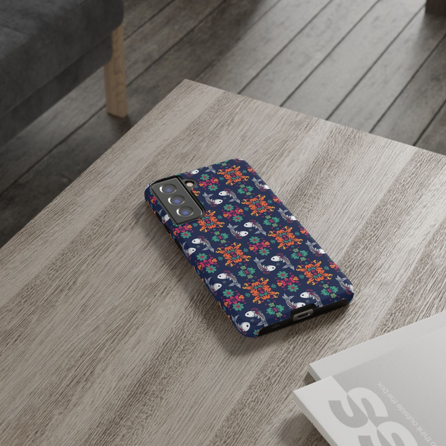 Tough Cases, Pisces, Zodiac, Flower Pattern