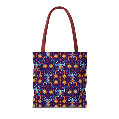 Tote Bag (AOP), Taurus, Zodiac, Jewel Pattern