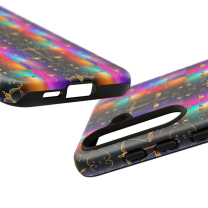 Tough Cases, Libra, Zodiac v1, Metal Pattern