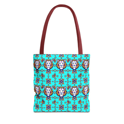 Tote Bag (AOP), Leo, Zodiac v1, Jewel Pattern