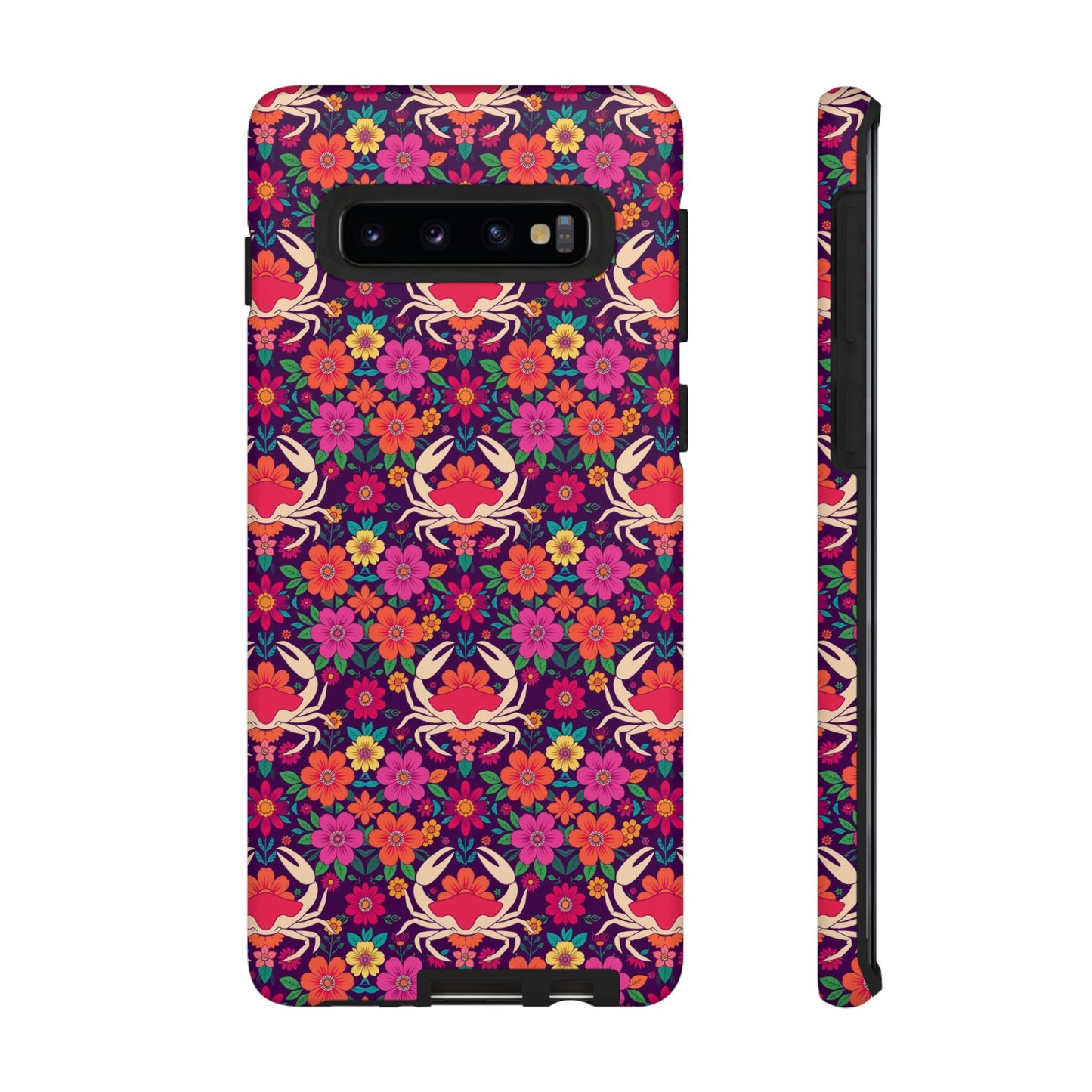 Tough Cases, Cancer, Zodiac v1, Flower Pattern