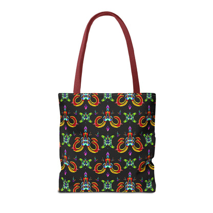 Tote Bag (AOP), Aries, Zodiac, Jewel Pattern