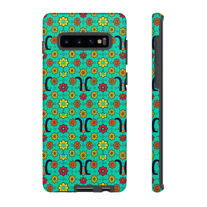 Tough Cases, Aquarius, Zodiac v2, Flower Pattern