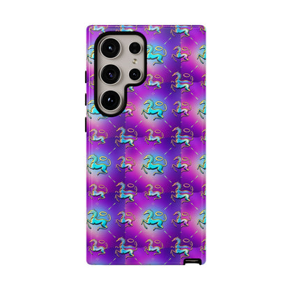 Tough Cases, Aquarius, Zodiac, Metal Pattern