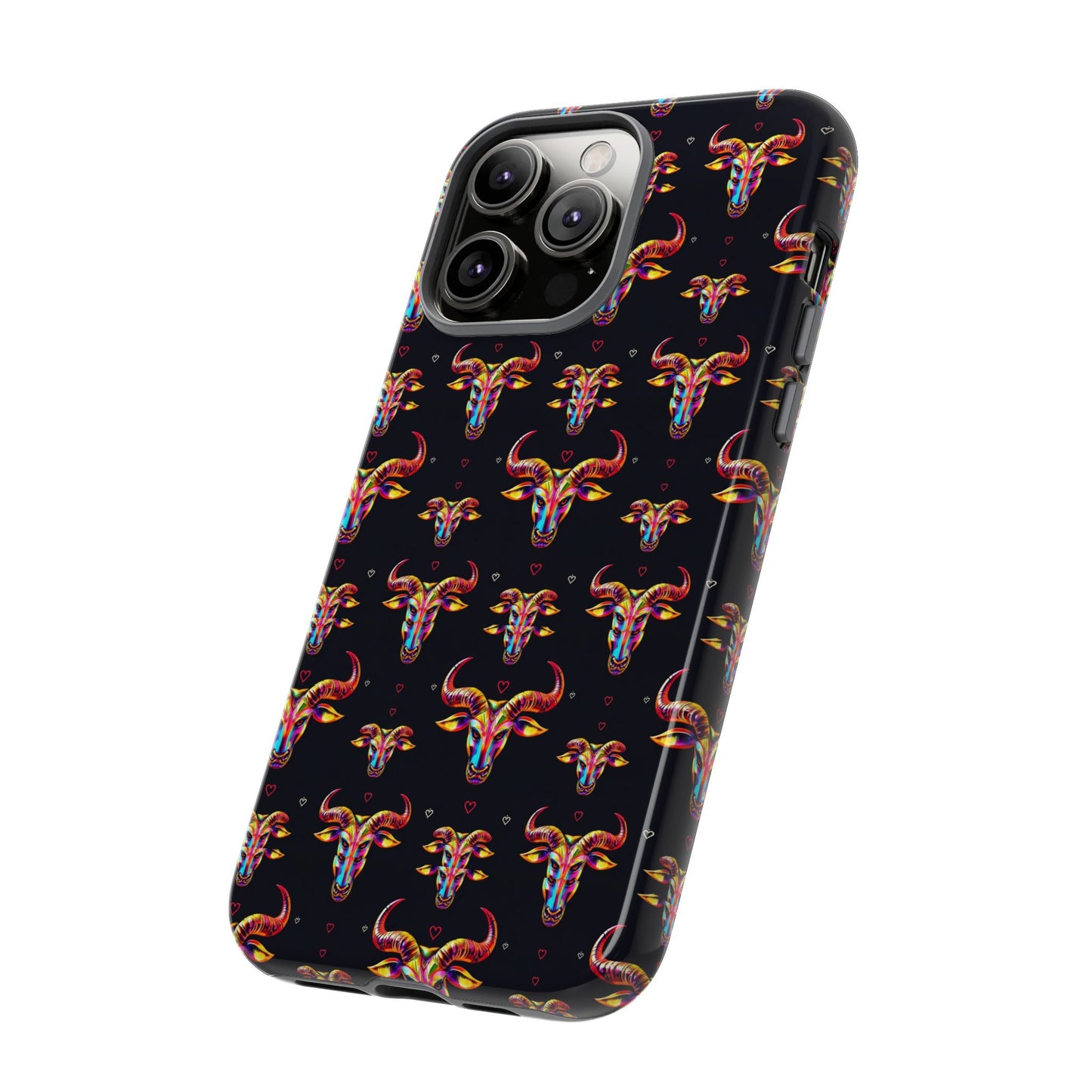 Tough Cases, Taurus, Zodiac, Metal Pattern