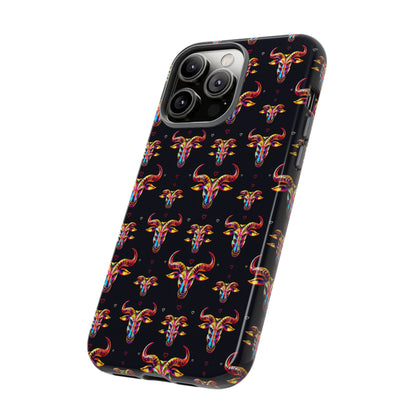 Tough Cases, Taurus, Zodiac, Metal Pattern