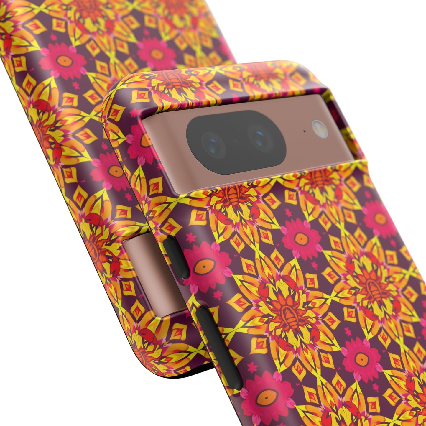Tough Cases, Scorpio, Zodiac v1, Flower Pattern