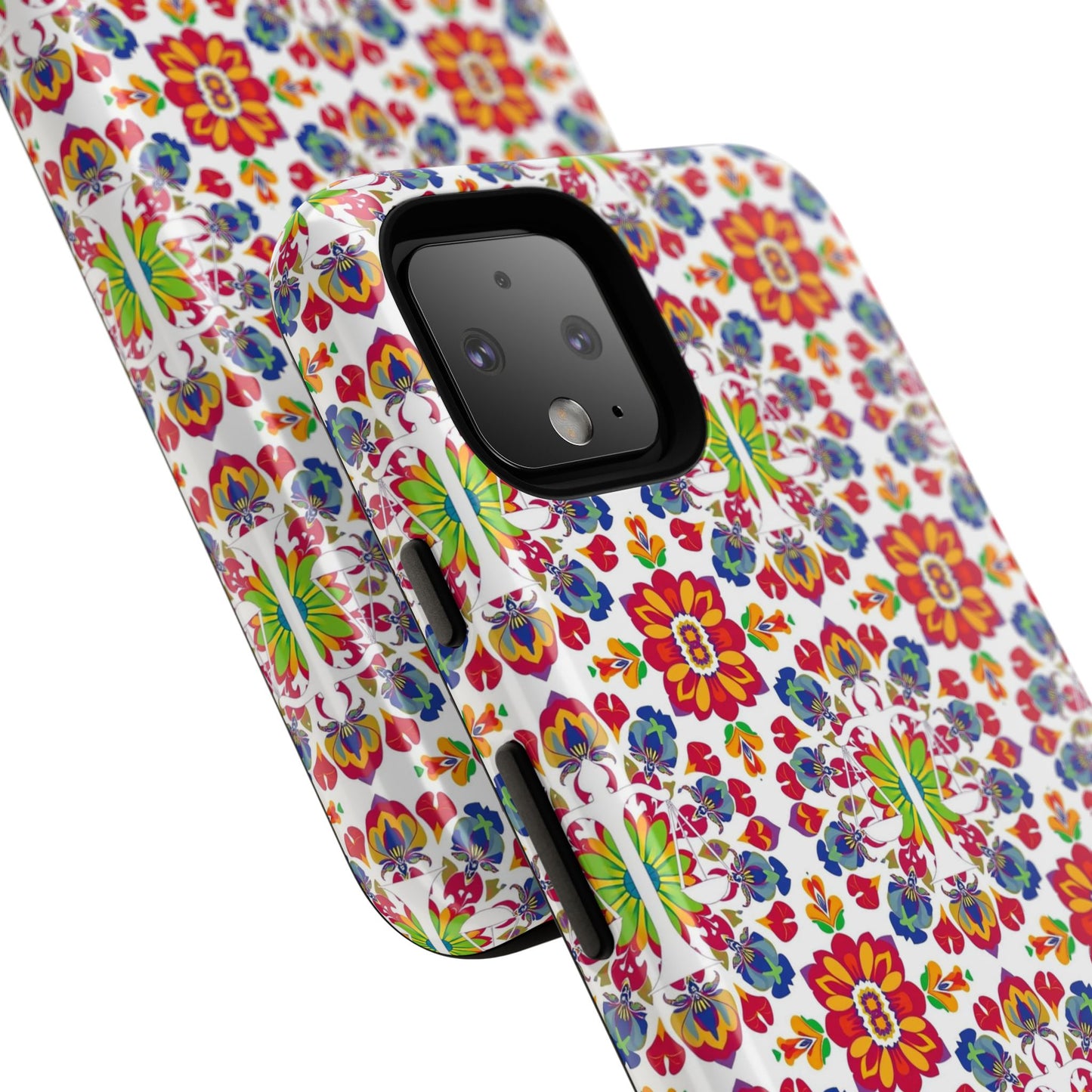 Tough Cases, Libra, Zodiac v1, Flower Pattern