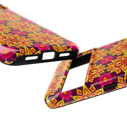 Tough Cases, Scorpio, Zodiac v1, Flower Pattern