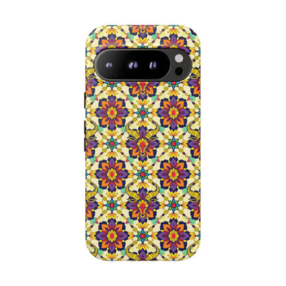 Tough Cases, Taurus, Zodiac v1, Flower Pattern