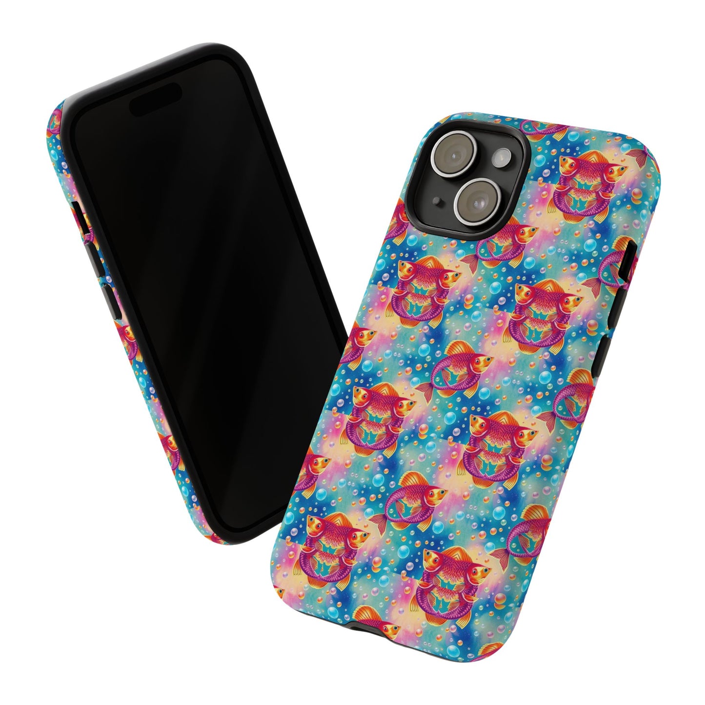 Tough Cases, Pisces, Zodiac v1, Bubble Pattern