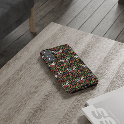 Tough Cases, Taurus, Zodiac v2, Flower Pattern