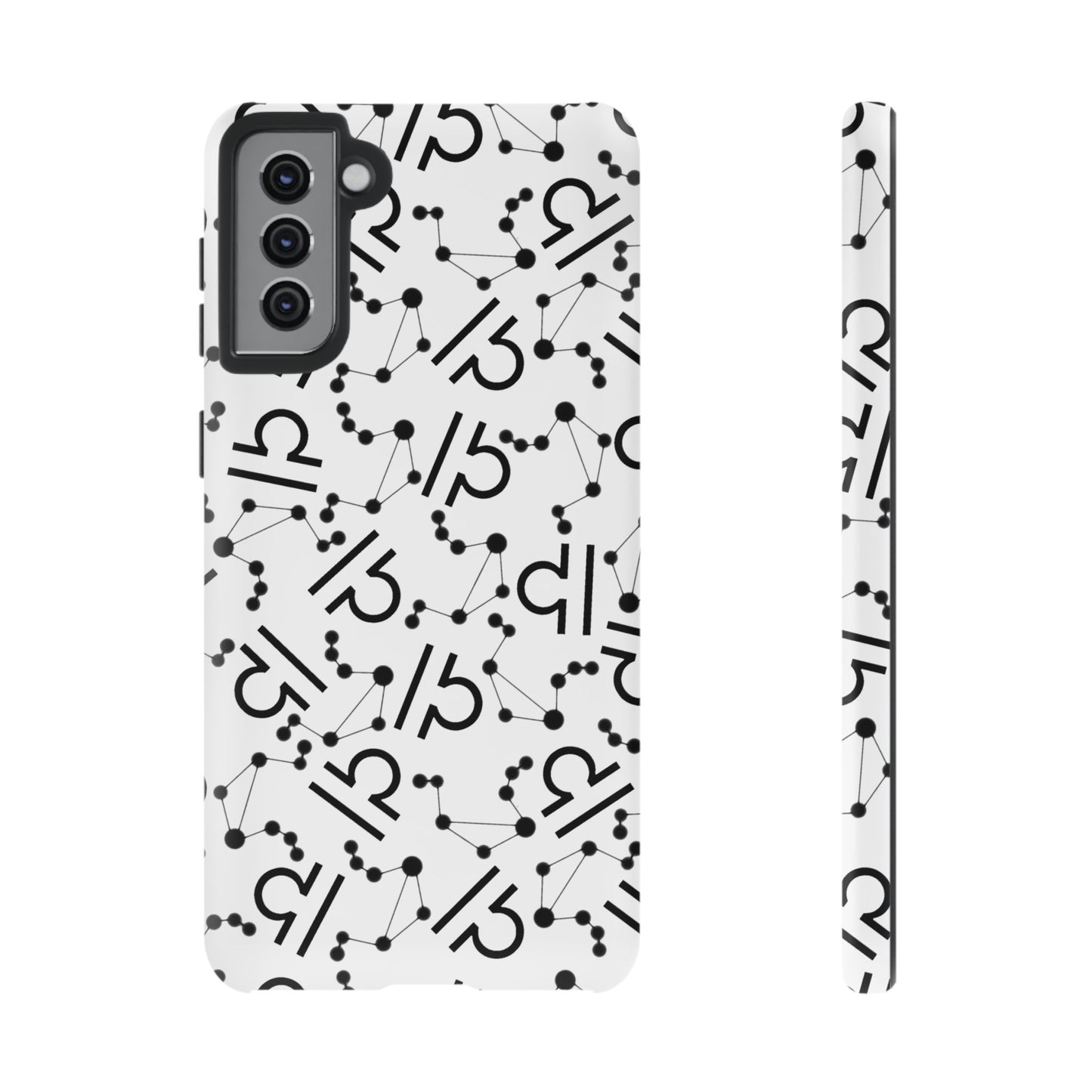 Tough Cases with the Libra Zodiac sign for iPhone, Samsung Galaxy, and Google Pixel devices