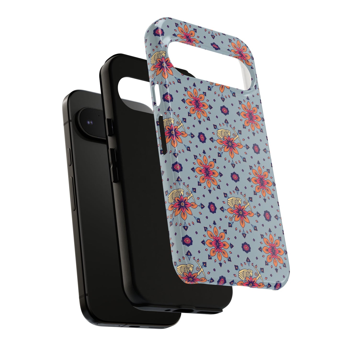 Tough Cases, Sagittarius, Zodiac v3, Flower Pattern