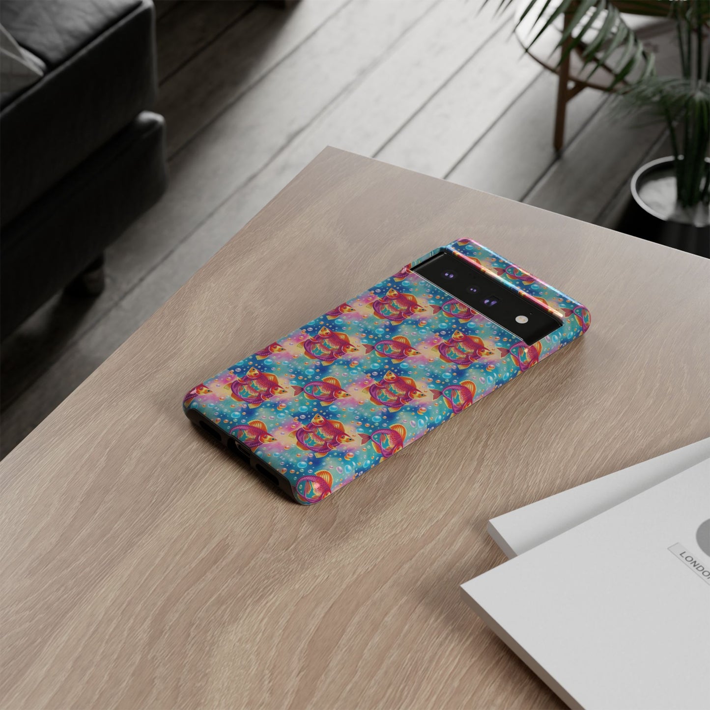 Tough Cases, Pisces, Zodiac v1, Bubble Pattern