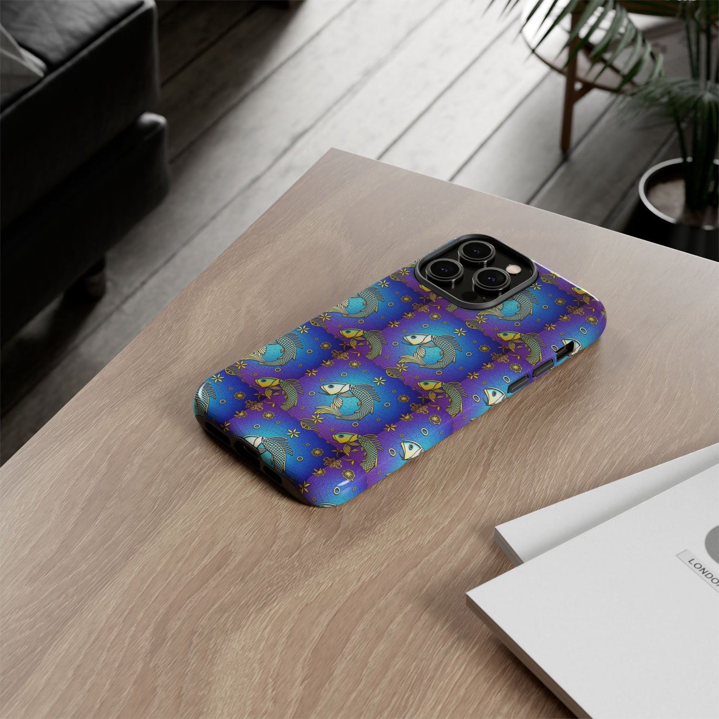 Tough Cases, Pisces, Zodiac v2, Metal Pattern