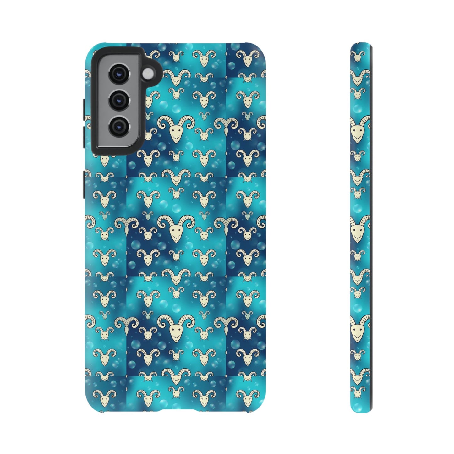 Tough Cases, Aries, Zodiac v1, Bubble Pattern