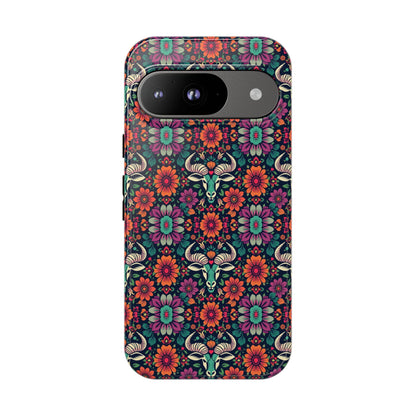 Tough Cases, Taurus, Zodiac v4, Flower Pattern