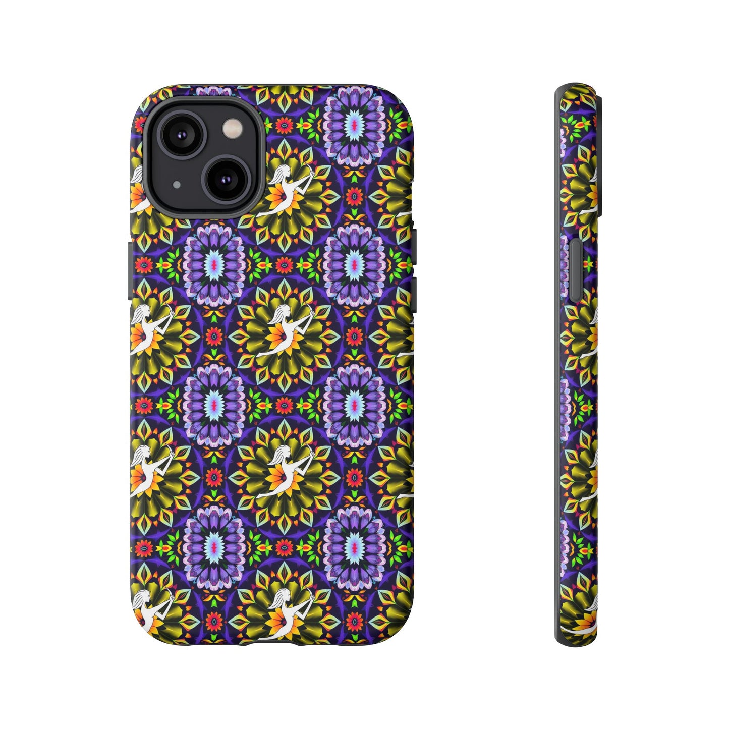 Tough Cases, Sagittarius, Zodiac v1, Flower Pattern
