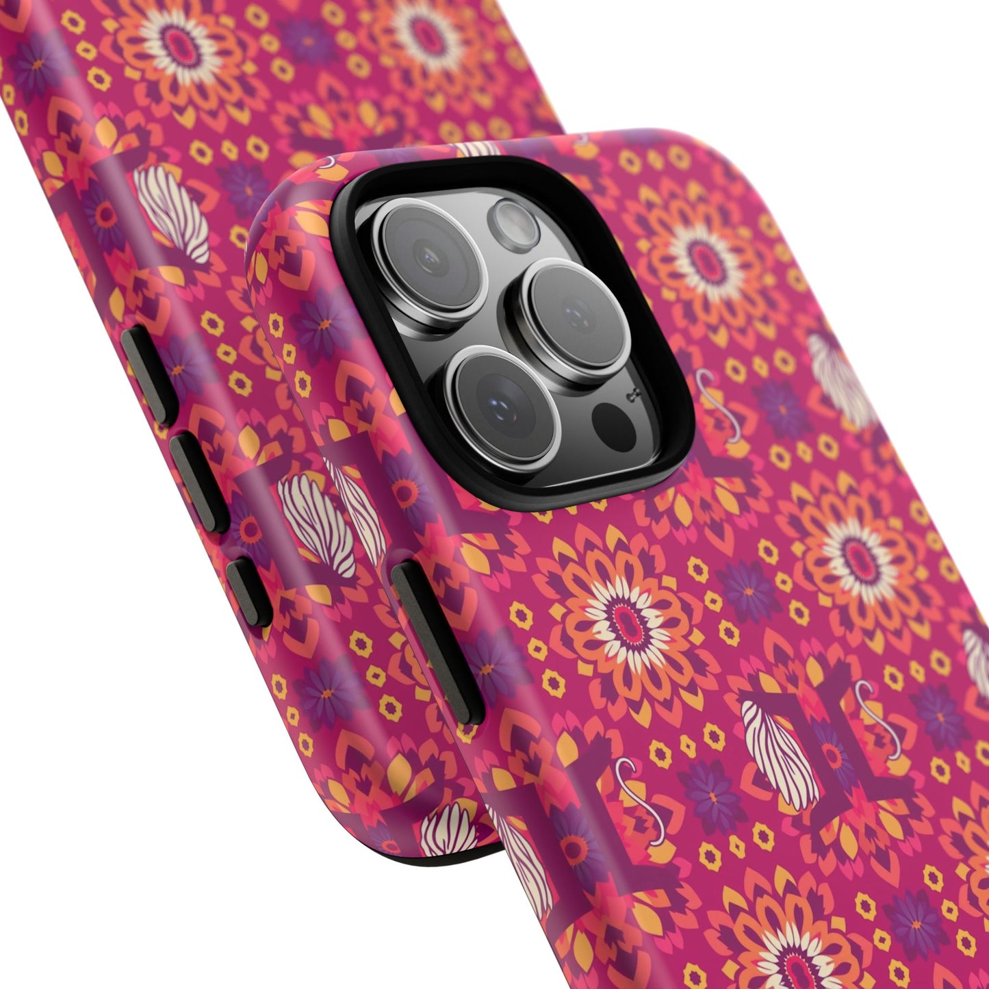 Tough Cases, Gemini, Zodiac v1, Flower Pattern