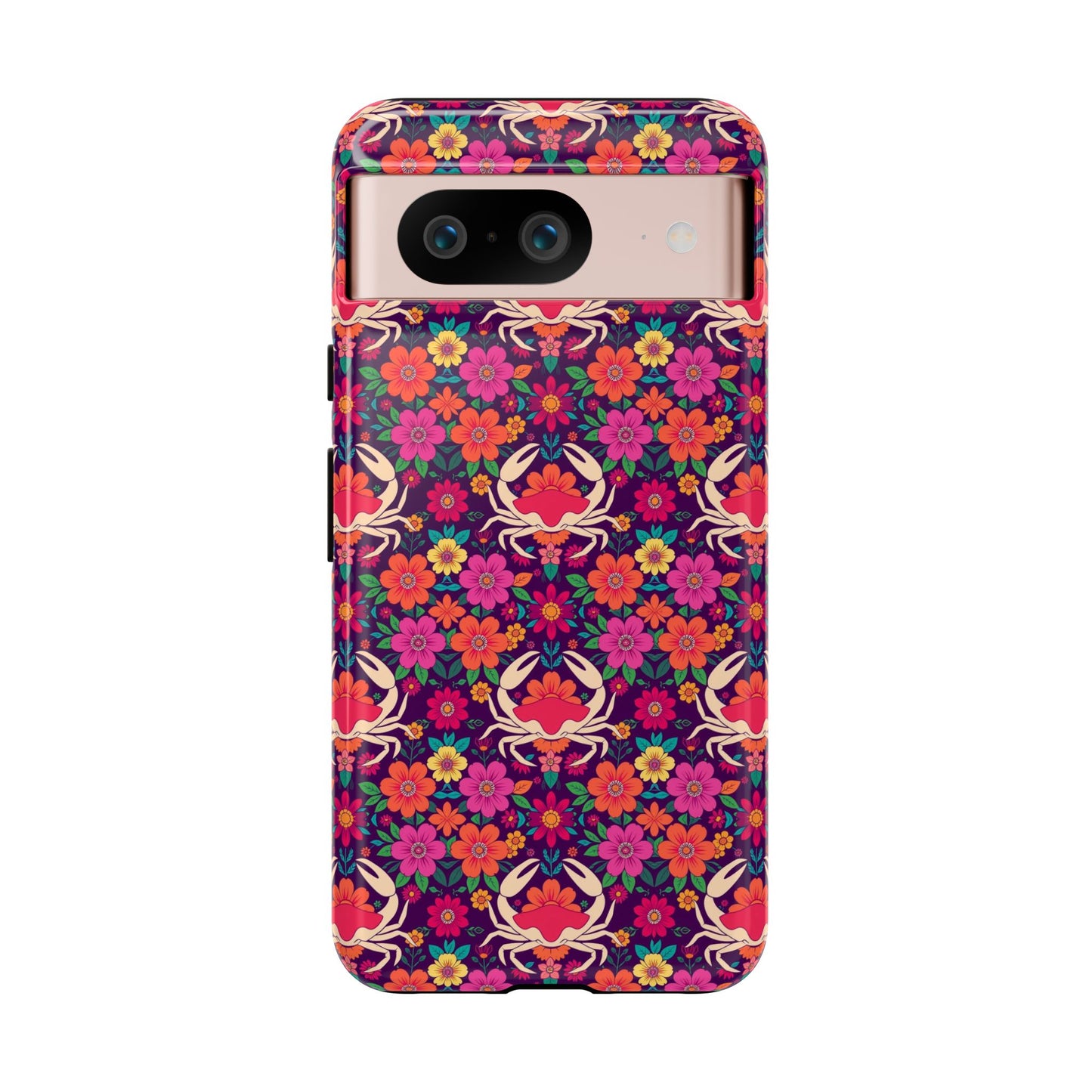 Tough Cases, Cancer, Zodiac v1, Flower Pattern