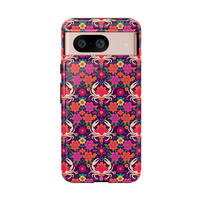 Tough Cases, Cancer, Zodiac v1, Flower Pattern