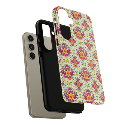 Tough Cases, Cancer, Zodiac v3, Flower Pattern