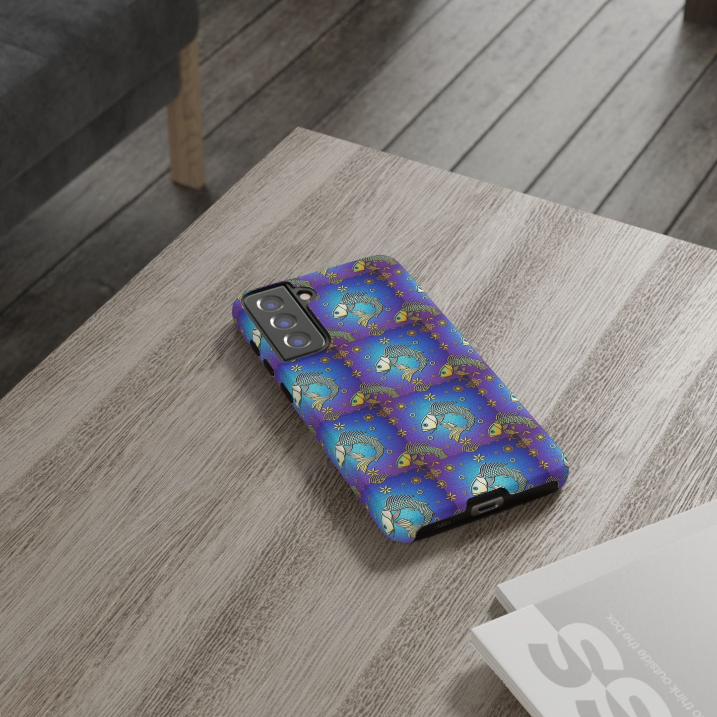 Tough Cases, Pisces, Zodiac v2, Metal Pattern