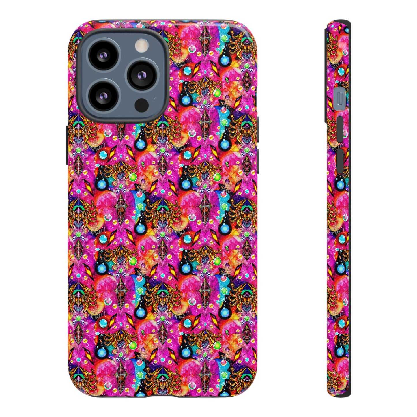 Tough Cases, Scorpio, Zodiac v1, Bubble Pattern