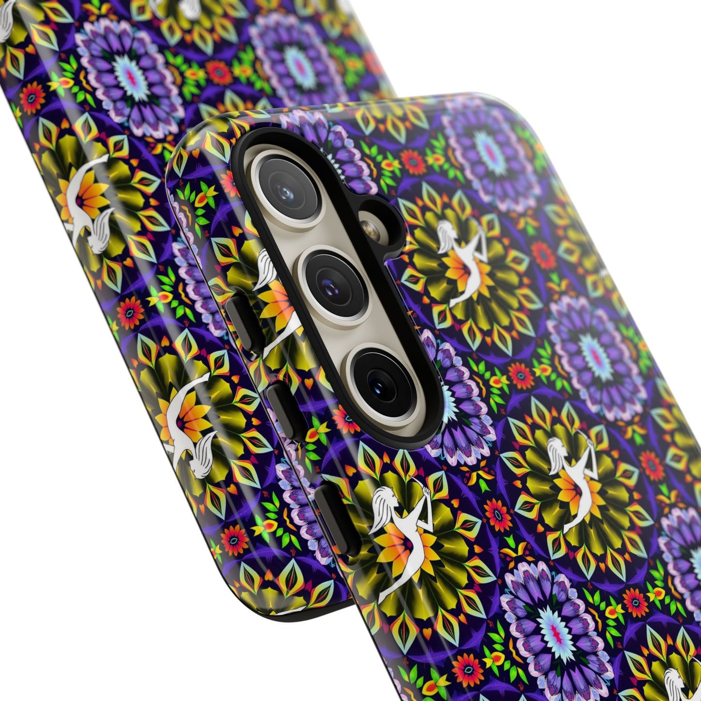 Tough Cases, Sagittarius, Zodiac v1, Flower Pattern