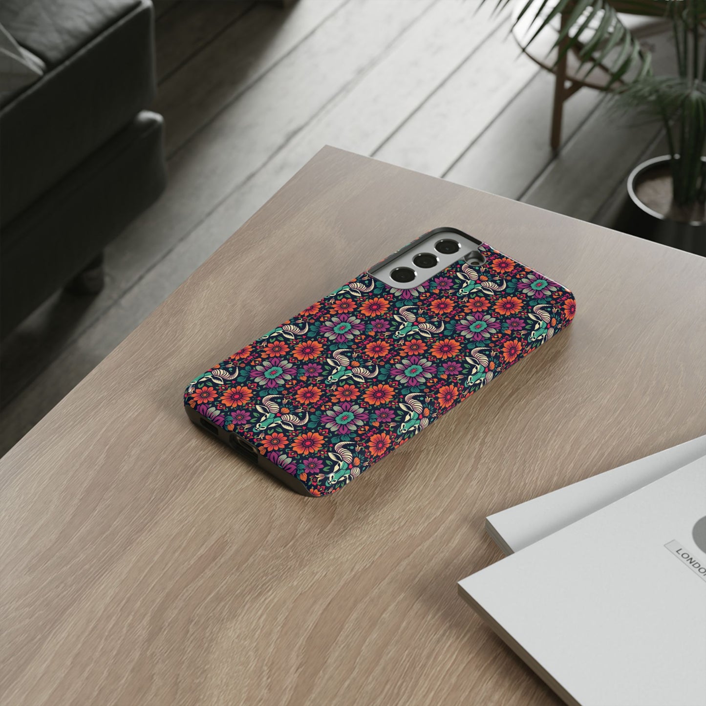 Tough Cases, Taurus, Zodiac v4, Flower Pattern