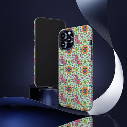 Tough Cases, Aquarius, Zodiac, Flower Pattern