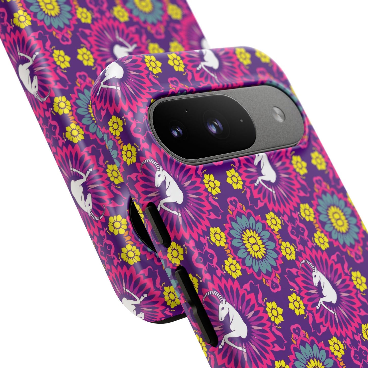 Tough Cases, Capricorn, Zodiac, Flower Pattern