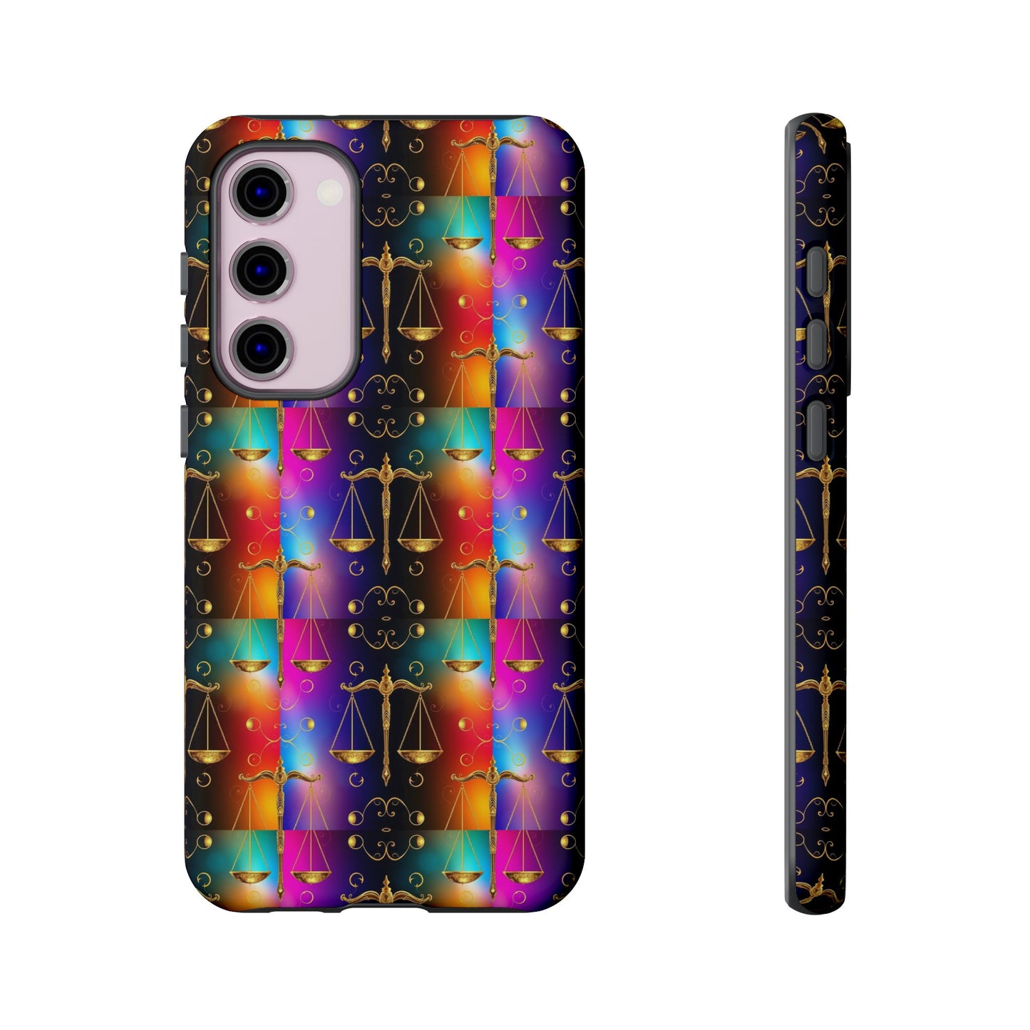 Tough Cases, Libra, Zodiac v1, Metal Pattern