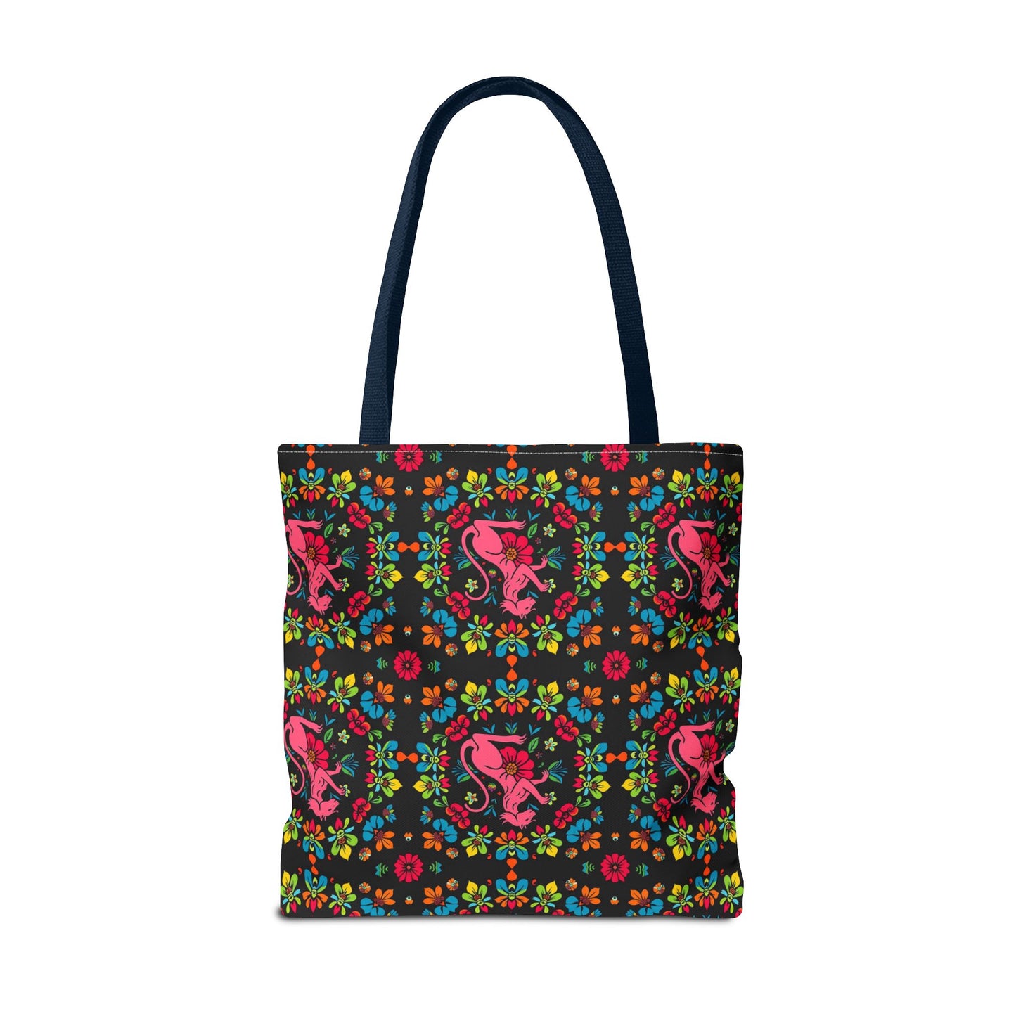 Tote Bag, (AOP), Virgo, Zodiac v6, Flower Pattern