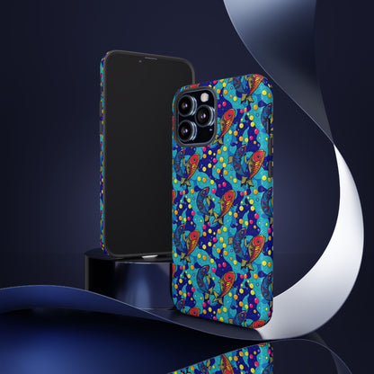 Tough Cases, Pisces, Zodiac v2, Bubble Pattern