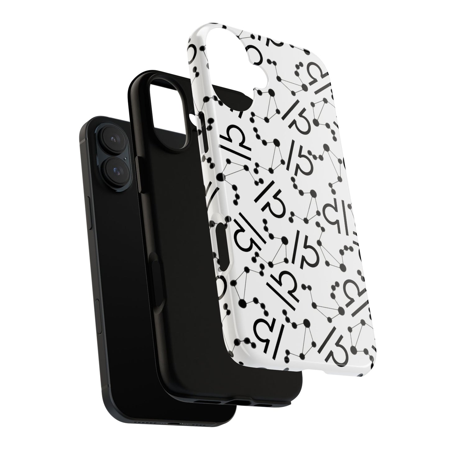 Tough Cases with the Libra Zodiac sign for iPhone, Samsung Galaxy, and Google Pixel devices