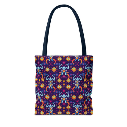 Tote Bag (AOP), Taurus, Zodiac, Jewel Pattern