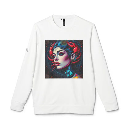 Adidas, Unisex Fleece Crewneck Sweatshirt, Cancer, Pop Art v1, Zodiac