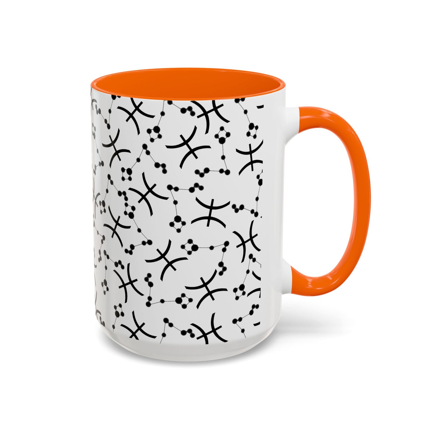 Accent Coffee Mug with the Pisces sign (11, 15oz)