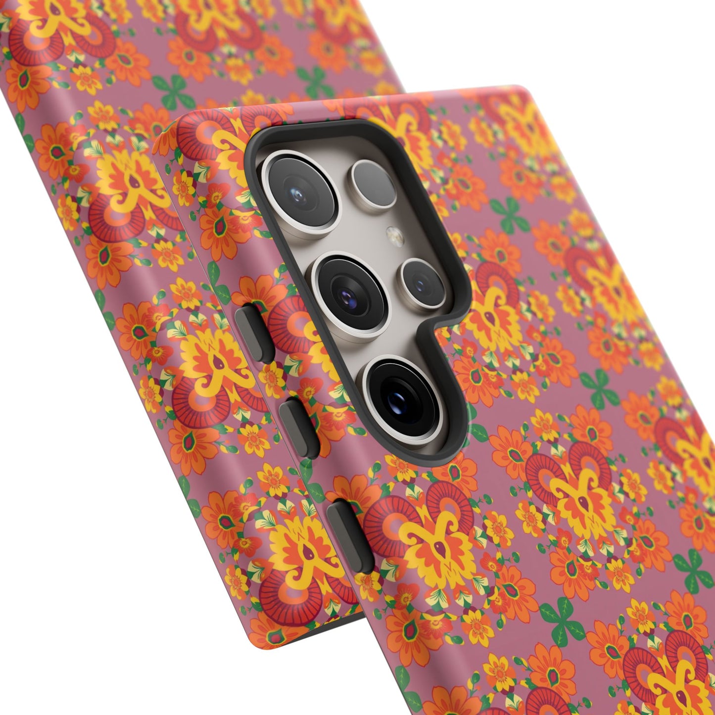 Tough Cases, Aries, Zodiac v1, Flower Pattern